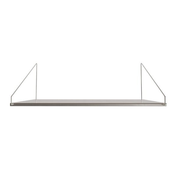 Plank Bibliotheek Bureauplank 40x80 Roestvrij Staal