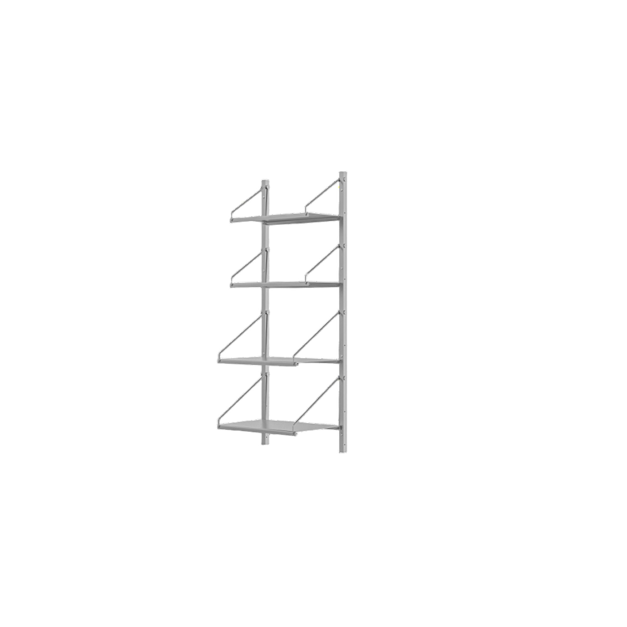 Shelf Library Single Section Hylde 108,4x40 Rustfri Stl