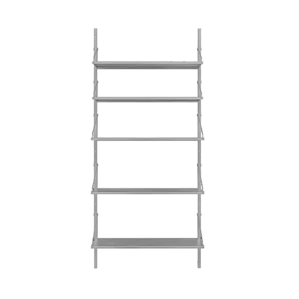 Shelf Library Single Section Hylde 185,2x80 Rustfri Stål