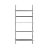 Shelf Library Single Section Hylde 185,2x80 Rustfri Stål