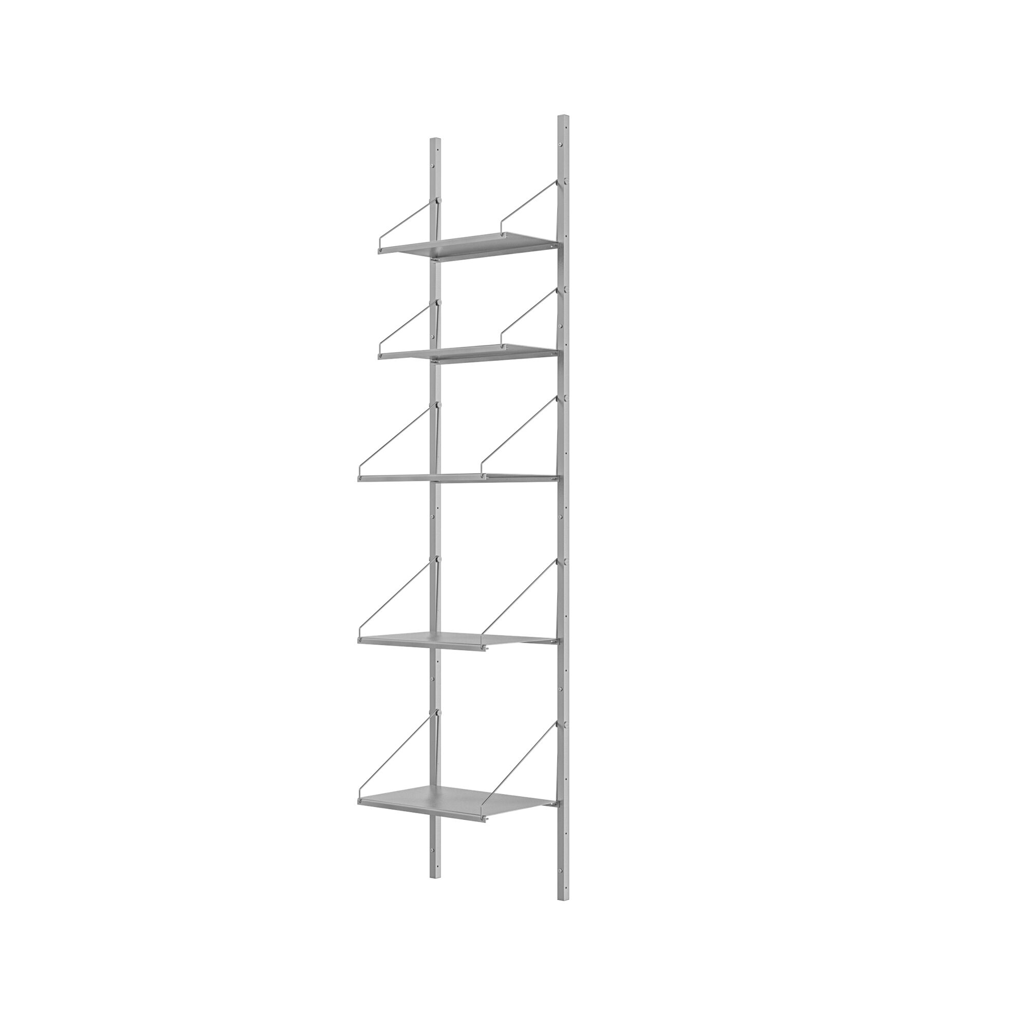 Shelf Library Single Section Hylde 185,2x40 Rustfri Stl