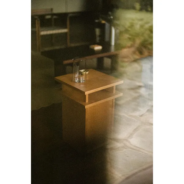 Ratio Side Table Warm Brown Bork
