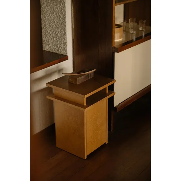 Ratio Side Table Warm Brown Bork