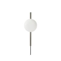 Ovoid Single Væglampe Rustfri Stål