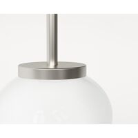 Ovoid Pendelleuchte Edelstahl