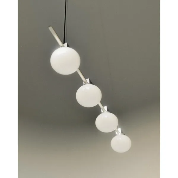 Ovoid Quadruple Pendel Rustfri Stål