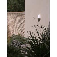 Mast Wandlampe, Hochglanz Weiß