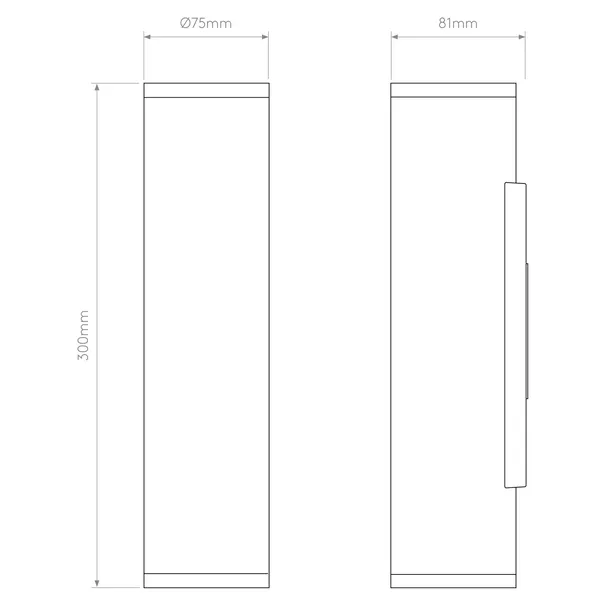Ava Wall Lamp H30 Brushed Brass