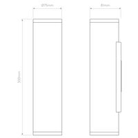 Ava Wall Lamp H30 Brushed Brass