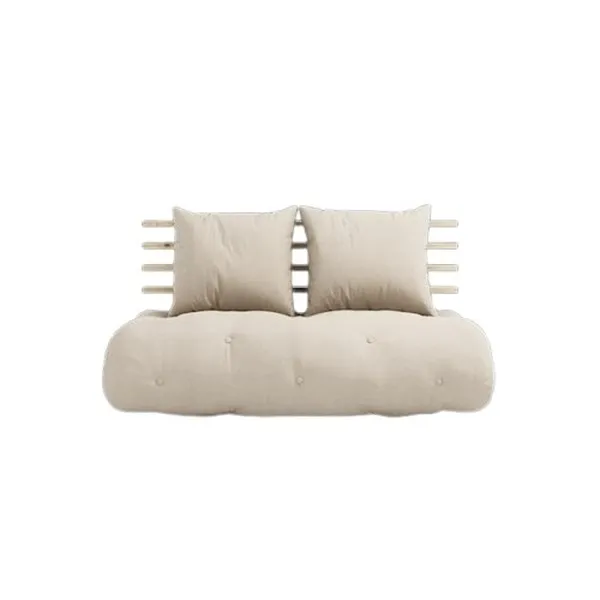 Shin Sano Sofa Clear Lacquered Pine/747 Beige