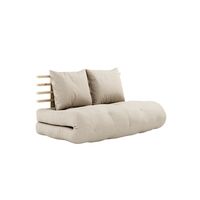 Shin Sano Sofa Clear Lacquered Pine/747 Beige