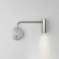 Enna Wall Lamp WITH LED Matt Nickel