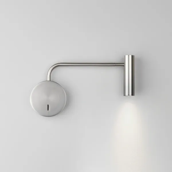 Enna Wall Lamp WITH LED Matt Nickel
