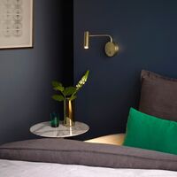 Enna Wall Lamp WITH LED Matt Nickel