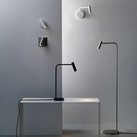 Enna Wall Lamp WITH LED Matt Nickel