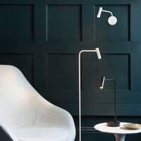 Enna Wall Lamp WITH LED Matt Nickel