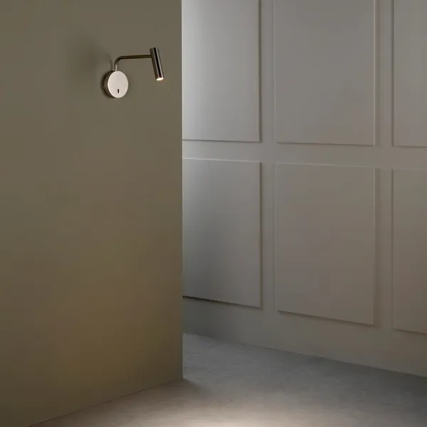 Enna Wall Lamp WITH LED Matt Nickel