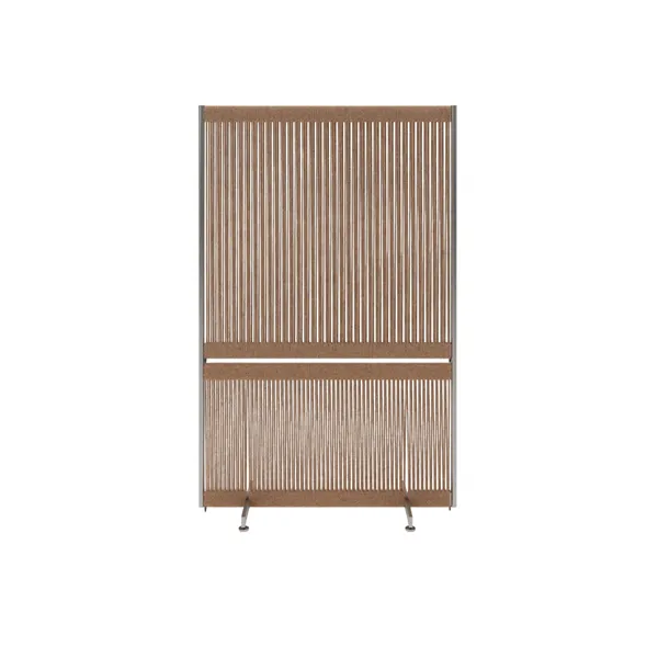 Anto Room Divider High Steel/ Brown