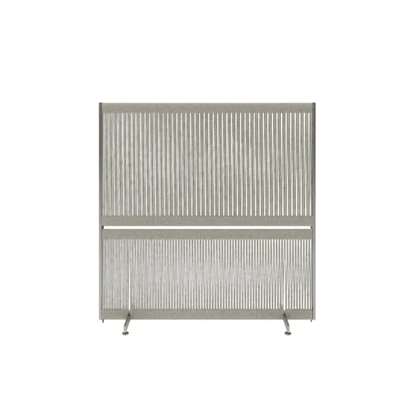 Anto Room Divider Wide Steel/Fair Grey