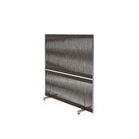 Anto Room Divider Wide Steel/Dark Grey