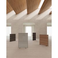 Anto Room Divider Wide Steel/Dark Grey