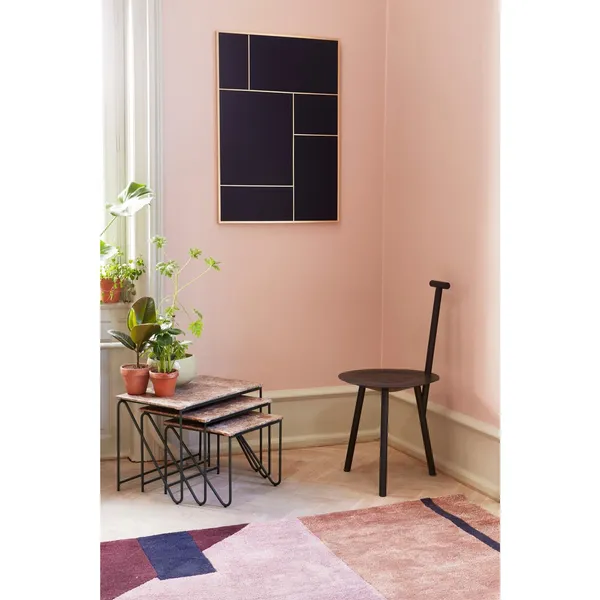 Nouveau Pin Notice Board Medium Messing/ Canvas