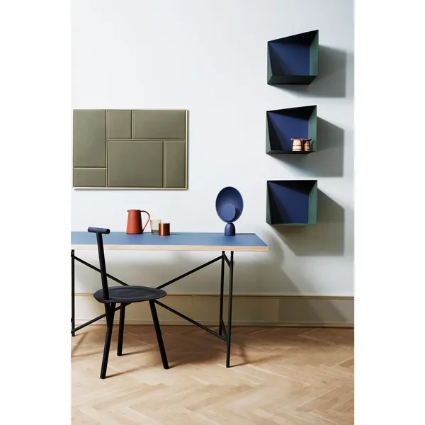 Nouveau Pin Notice Board Medium Messing/ Canvas