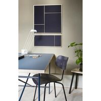 Nouveau Pin Notice Board Medium Messing/ Canvas