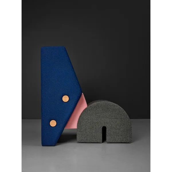 Keystone Lænestol Fig Puple/Off White/Navy Blå