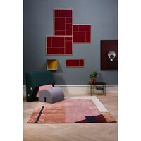 Keystone Armchair Green/ Pink/ Gray