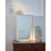 Beak Mirror Small Cream