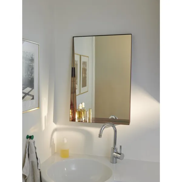 Beak Mirror Small Cream