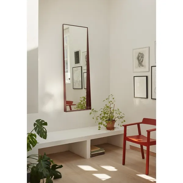 Beak Mirror Large Cream