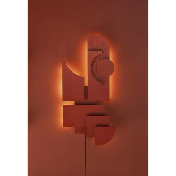 Totem Deco Væglampe Basque Red