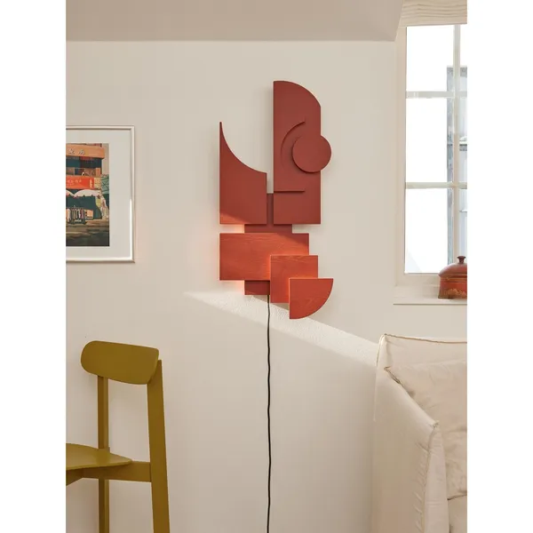 Totem Deco Væglampe Basque Red