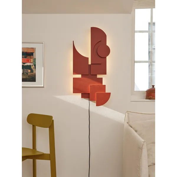 Totem Deco Væglampe Basque Red
