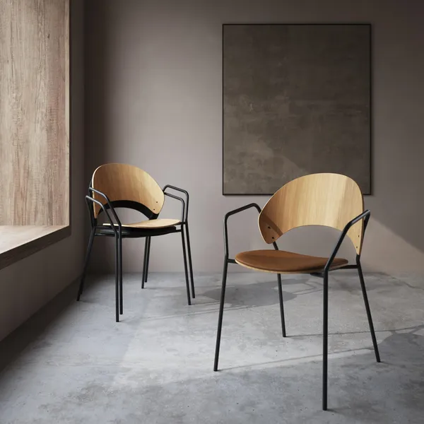 Dosina Spisebordsstol Eg/Sort