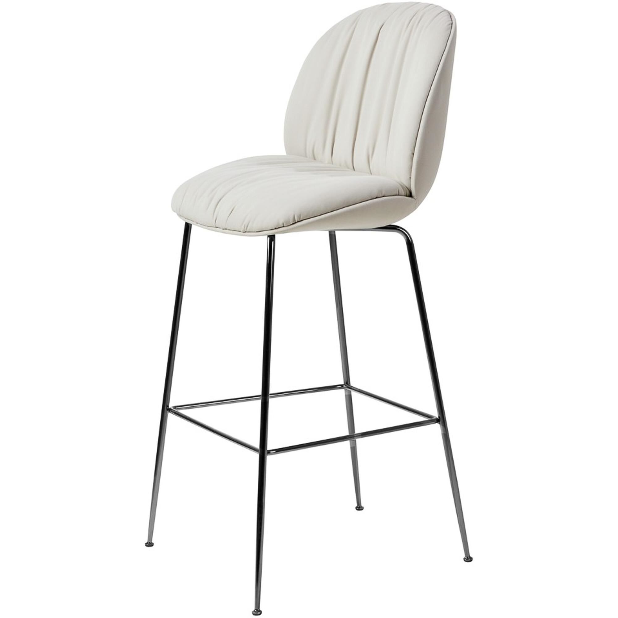 Beetle Soft Barstol H77 Sort Krom/Reales 001