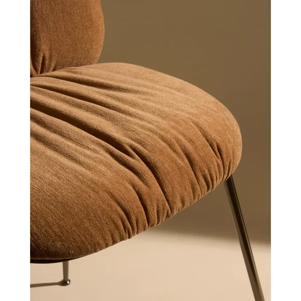Beetle Soft Bar Stool H77 Ottone Ottone/Sunday/Dedar 112