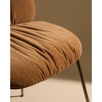 Beetle Soft Bar Stool H77 Ottone Ottone/Sunday/Dedar 112