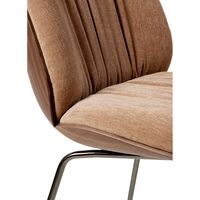 Beetle Soft Spisestol Sort Krom/ Amerikansk Valnøtt/ Belsuede Speical/Dedar 132