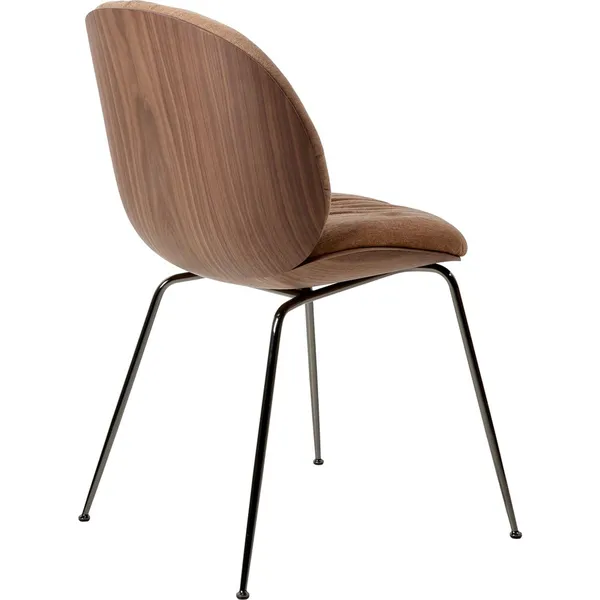 Beetle Soft Spisestol Sort Krom/ Amerikansk Valnøtt/ Belsuede Speical/Dedar 132