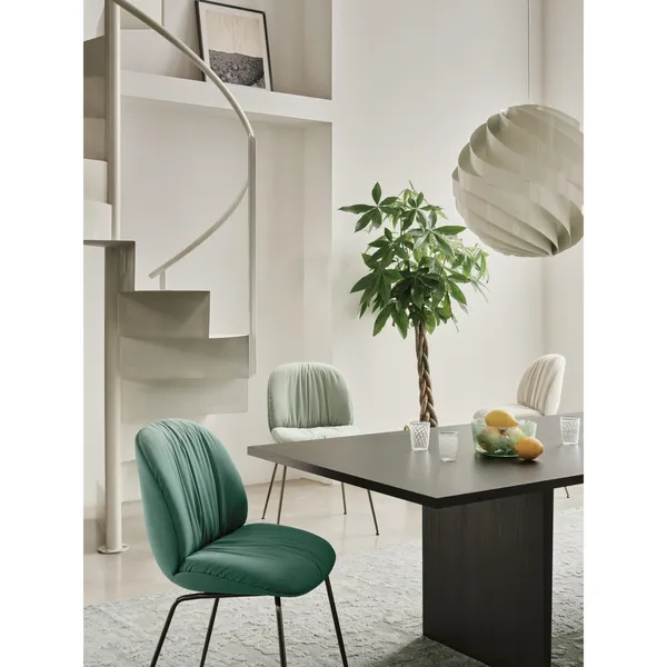 Beetle Soft Spisebordsstol Sort Krom/Reales/Limonta 001