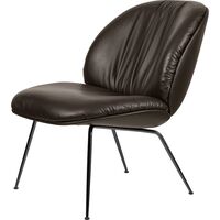 Beetle Soft Sessel Schwarz/ Glattleder