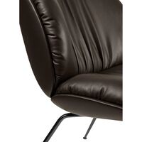Beetle Soft Sessel Schwarz/ Glattleder