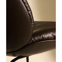 Beetle Soft Sessel Schwarz/ Glattleder