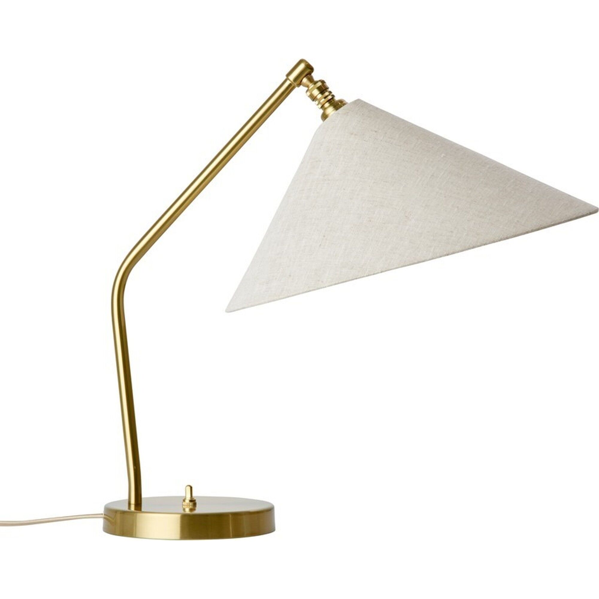 Gr&auml;shoppa Bordslampa M&auml;ssing/ Canvas