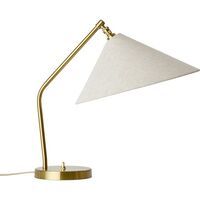 Gräshoppa Bordlampe Messing/Canvas