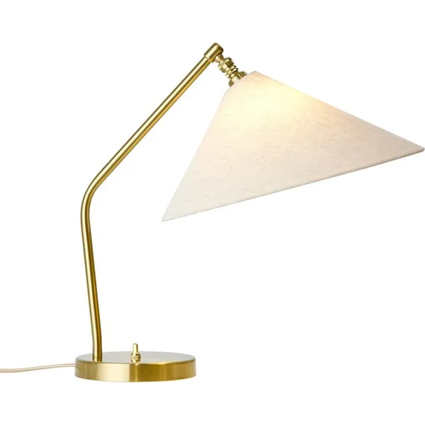 Gräshoppa Bordlampe Messing/Canvas