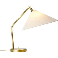 Gräshoppa Bordlampe Messing/Canvas
